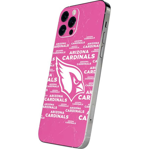 NFL Arizona Cardinals Pink Blast iPhone 12 Pro Skin